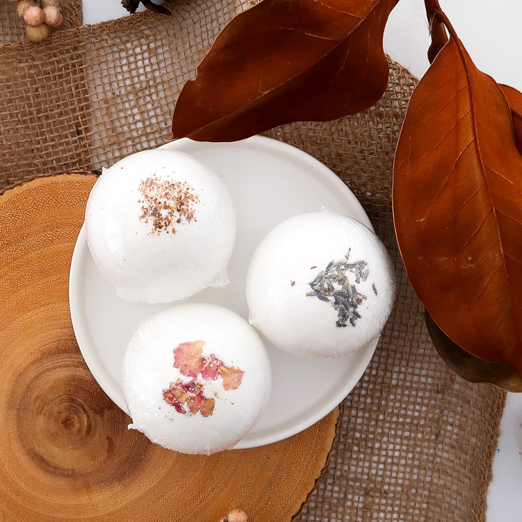 BATH BOMB - ROSE WATER SANDALWOOD