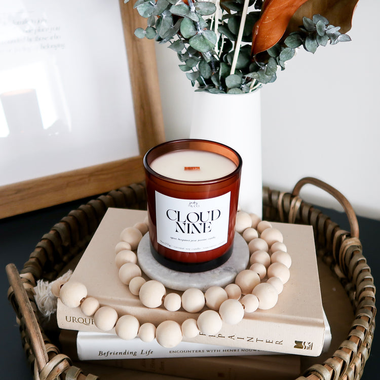 CLOUD NINE- Handmade Concrete Candle – Sunset Glow Essentials