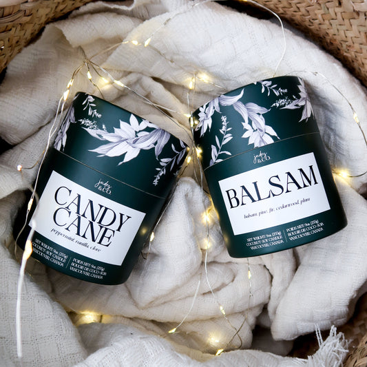 BALSAM + CANDY CANE HOLIDAY BUNDLE {candles}